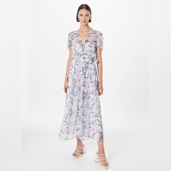 NWT CLUB MONACO MAXI WRAP DRESS SIZE 8 NWT (b14) - Picture 1 of 9